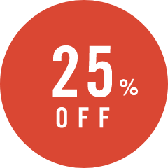 25% OFF